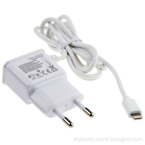 EU Plug Interchangeable Power Adapter for iPhone 5 and 5S